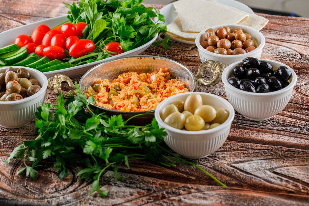 Mediterranean meal bowl